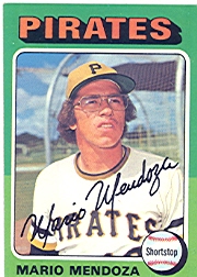 1975 Topps Baseball Cards      457     Mario Mendoza RC